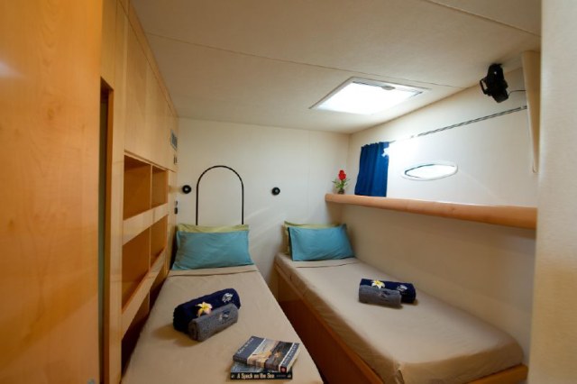 Used Sail Catamaran for Sale 2010 Eleuthera 60 Layout & Accommodations